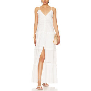 Tularosa 'Lucy' Cream Cotton Maxi Dress Size XS